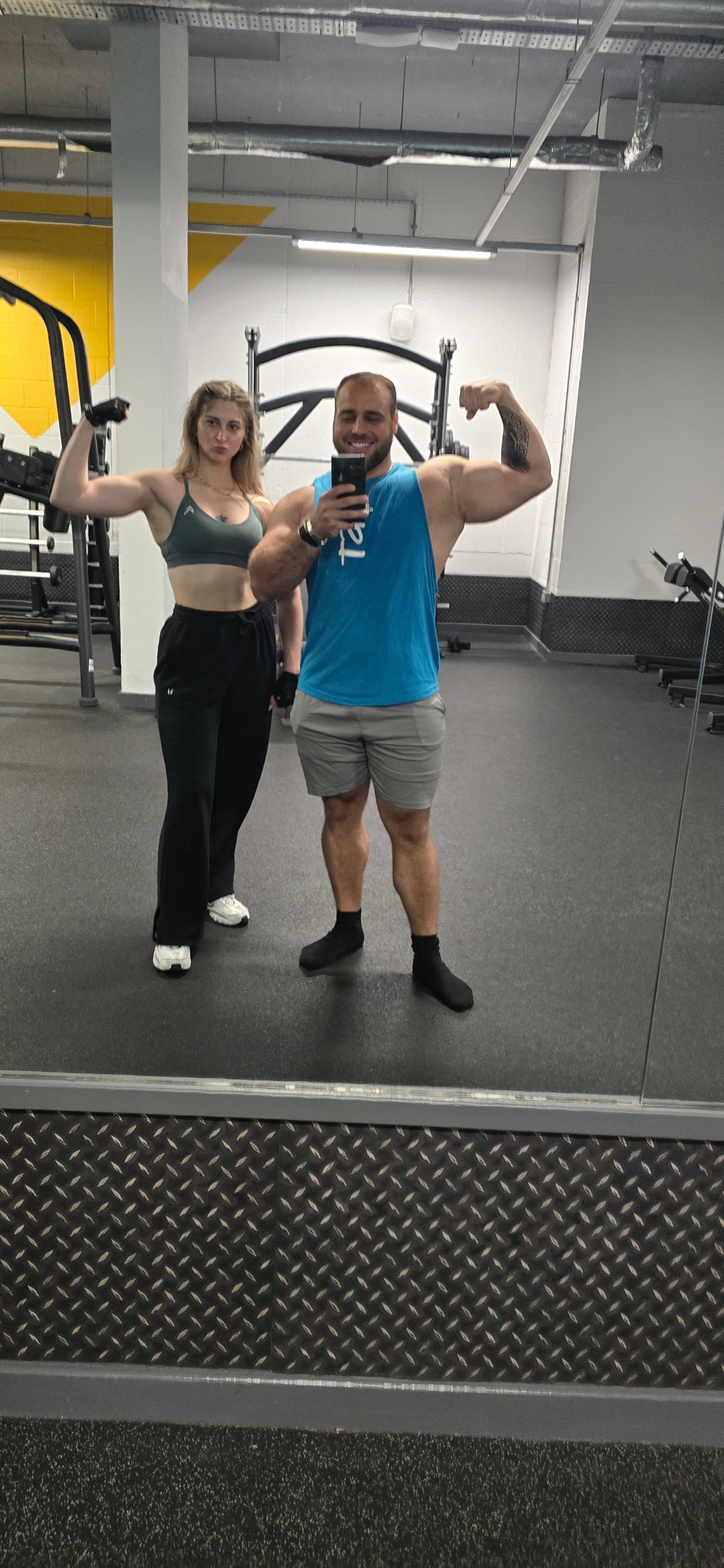 Accountability call with programme notes on screen