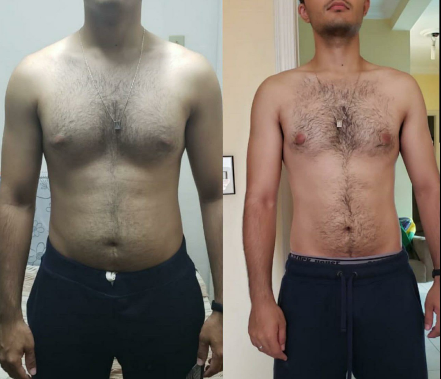 Client 12 full body slimming and core improvement (before and after)