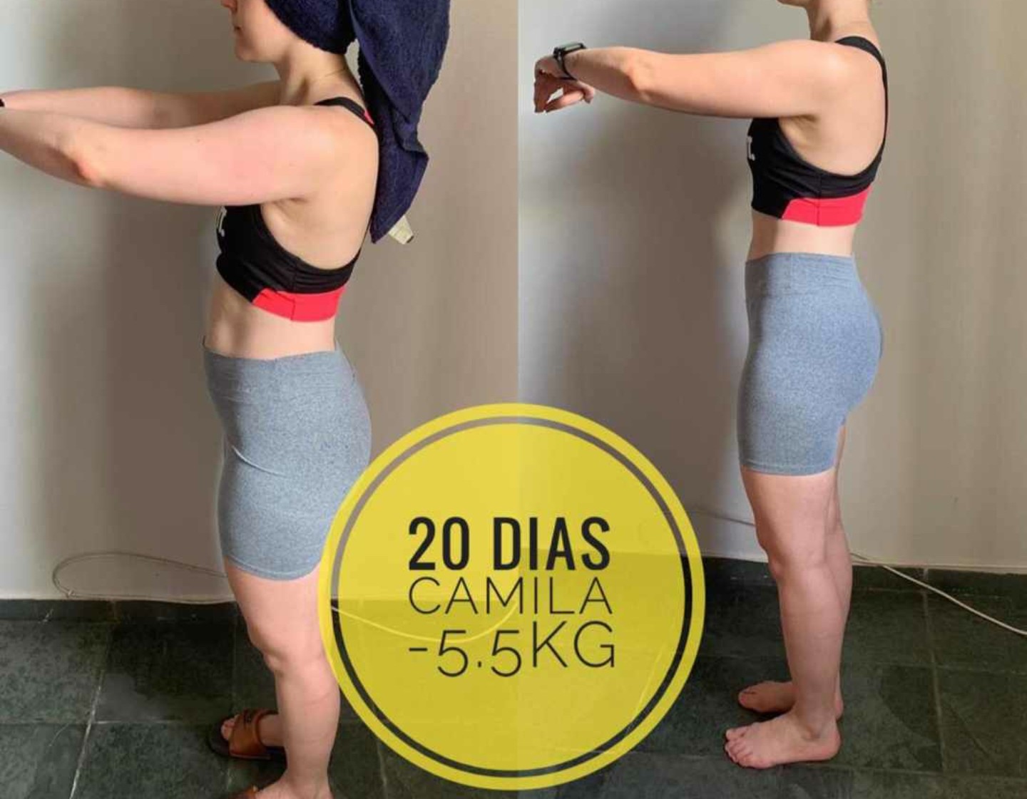 Client 18 rapid twenty day fat loss jumpstart (before and after)